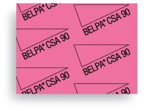 Belpa CSA 90 cartão comprimido prensado sem amianto